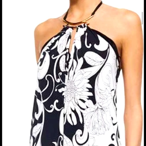 Trina Turk | Nikka Halter Floral-Print Maxi Dress - Picture 2 of 6